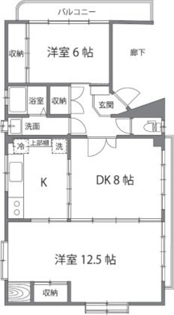 峯村ビルの物件間取画像